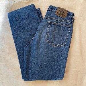 Vintage High Waisted Wrangler Dark Blue Jeans